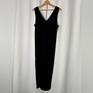 Edited by Remi Bader Elegant Black Sleeveless Dress XL